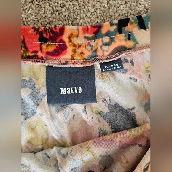 Anthropologie Maeve Floral Skirt Size XL - Picture 7 of 8